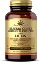 Solgar, Bilberry Ginkgo Eyebright, 60 Contagem