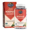 Garden of Life Herbals Menopause Supplement with S-echol & Trans-resveratrol for Multi-Symptom Relief, Keranat for Thicker, Fuller Hair Growth – Non-GMO, Gluten-Free, Vegan, Berry Flavor, 30 Servings