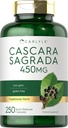 Carlyle Cascara Sagrada Cápsulas □ 450 mg / 250 Contagem > Suplemento de ervas □ Não- OGM, Glúten Grátis