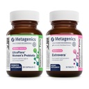 Metagenics Bundle - UltraFlora Women's & Herwellness Estrovera - 30 Conde de UltraFlora Women's para a Saúde Vaginal - 30 Comprimidos de Estrovera para flashes quentes, alívio da menopausa & suores noturnos