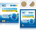 MQ 20ct Motion Sickness Patches, Cor média, Sea Sickness Patches Não Drowsy & Waterproof, Cruzeiro Navio viagem Essentials, Atuação rápida e longa duração 72H