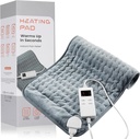 Almofada de aquecimento para alívio da dor nas costas e cãibras, almofadas de aquecimento KOT com Auto Shut Off Grande, 6 configurações de calor almofada aquecida elétrica, presentes para as mulheres, presentes para os homens, 12" x 24"