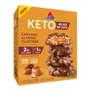 Aglomerados de Amêndoas de Caramel Atkins, Glúten Livre, Alta em Fibra, 1g de Açúcar, 2g de Carb Net, Keto Friendly, 8 Contagem