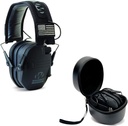 Walker's Razor Slim Electronic Shooting Hearing Protection Muff (Amplificação e Supressão do Som) com Caso de Proteção