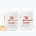 TB12 Planta Based Protein Powder - Baunilha & Chocolate Multi-Pack, 24g Fonte de proteína de ervilha, Vegan, 1g de carboidrato líquido, Não-GMO, Lacticínios, Livre de açúcar (60 Servings)