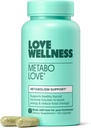 Amor Bem-Estar Metabolove . Metabolismo Booster para Mulheres Suplemento .Combat desejos & Boost suplemento de energia . Cortisol & Thyroid Suporte para mulheres . Estimulante livre, Vegan & Gluten-Free .