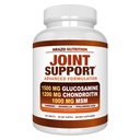 Arazo Nutrition Glucosamine Chondroitin Turmeric Msm Boswellia - Suplemento de apoio conjunto para alívio 180 comprimidos para ossos, costas, joelhos, mãos (180 comprimidos)