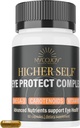 Higher SELFTM Eye Protect Complex Blue Light Defense Advanced Daily Vision Support with Lion’s Mane, Omega-3, Lutein, Zeaxanthin, Bilberry Extract, and Eyebright 60 Cápsulas