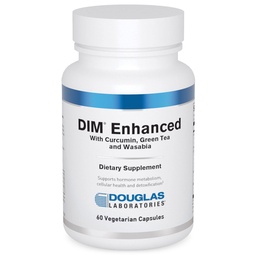Douglas Laboratories DIM Enhanced - Suporta equilíbrio hormonal, saúde celular e detox* - Com antioxidantes, extrato de chá verde e wasabia - 60 Cápsulas vegetarianas