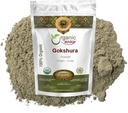 Organic Way Gokshura Powder (Tribulus Terrestris) - Orgânico & Kosher Certified - Origem - Índia (1LBS/ 16Oz)