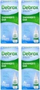Debrox Swimmer's Ear Drying Drops para Adultos e Crianças, 1 Fl oz. (Pacote de 4)