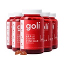 Goli Apple Cider Vinagre Vitaminas Gummy - 300 Contagem - Vitamina B12, Gelatina-livre, Sem glúten, Vegan & Não-GMO