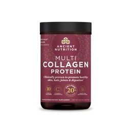 Nutrição antiga Hidrolisado Colágeno Peptídeos Pó, Sem sabor Multi Colágeno Pó Pacotes para Mulheres e Homens com Vitamina C, 24 Servings, Suporta pele e unhas, Gut Saúde