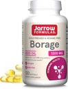 Jarrow Formulas Borage 1200 mg - 120 Softgels - Fonte de GLA - Borage Oil Supplement - para a saúde da pele e sistema imunológico de suporte, suporte leve de desconforto PMS - Até 120 Servões