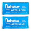 Pacotes de gelo macio Reutilizável Gel Pack 2, Gel quente e frio Pacotes de gelo para lesões, dores de cabeça, alívio da dor articular, Comfort Ice Pack terapia flexível no pescoço, tornozelo, joelho, perna, ombro, cotovelo, pulso, pés