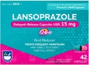 Rite Aid Lansoprazol 15mg - 42 Cápsulas, Redutor de Ácido Atrasado Cápsulas de Libertação USP, Alivio de Azia e Reflux Ácido, Até 24 Horas de Alívio