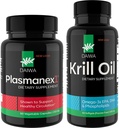 Daiwa Plasmanex 1 – Suplemento de circulação sanguínea + Óleo de Krill Daiwa – Cápsulas de óleo de Omega 3 Krill
