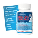 Rawleigh Premium Red Krill Oil: 60 Não-GMO Softgels, 1000mg de óleo Euphasia Superba por dia, rico em colina, fosfolipídios, astaxantina, EPA & DHA Omega-3 ácidos gordos, para coração, articulações, saúde cerebral