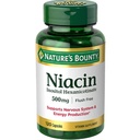Nature's Bounty Niacin 500 mg cápsulas 120 ea (embalagem de 2)