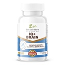 ZEN LIFE HERB IQ+ Cérebro - Livre de cafeína, Clinicamente Testado Foco, Concentração, Memória e Energia, Suplemento de ervas baseada em plantas naturais, Sem adição de vitaminas / minerais / cogumelos / açúcar (60 Softgels)
