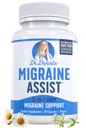 Melhor produto de alívio de enxaqueca com magnésio - suplemento de assistência de enxaqueca com Quercetin, Feverfew, Butterbur, CoQ10 do Dr. Danielle, 90 Cápsulas