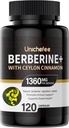 Berberine - 1000-1500 mg diariamente - Berberine HCL Suplemento para Apoio Metabólico - Gluten-Free & Vegan Suplementos para Homens & Mulheres 16