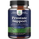 Suplemento de próstata de ervas para homens - Potent Pigeum e extrato de Palmetto serra com Beta Sitosterol e chá verde para suporte de trato urinário - Saúde masculina Mistura para micção freqüente - 90 Cápsulas