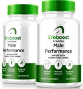 (2 Pack) Eroboost Suplemento para homens, Eroboost Suplemento masculino, Nutrição diária para apoiar o pico de desempenho e bem-estar geral, Official Ero Boost Formula Reviews (120 Cápsulas)