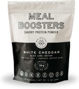 Pó de proteína Cheddar branco Savory – 16g de alta proteína Melhorador de refeições para cozinhar – Keto Friendly, Gut & Apoio Conjunto – Colágeno Peptídeos
