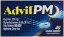 Advil PM 200 mg Caplets revestidos 40 ea (embalagem de 6)