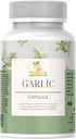 Cápsulas de Alho Orgânico – 500mg Pílulas de Alho Vegan Herbal – 60 Cápsulas Orgânicas para Bem-Estar do Coração, Suporte Imune & Energia Boost – Não-GMO, Sem glúten