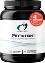 Designs para a saúde Phytotein Vegan Protein Powder - 20g Arroz orgânico, Sacha Inchi, Sementes de abóbora, Sementes de girassol & ervilha mistura de pó de proteína - textura cremosa, Chocolate proteína vegetal (510g)