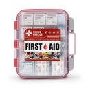 RHINO RESCUE 371 peças OSHA All-Purpose Kit de primeiros socorros, Home & Office Professional Medical Supplies, Ideal para Emergência, Escola, Negócios
