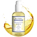 Best of Nature Vitamina E Oil 28,000 UI, Moisturizer não perfumado com coco fracionado - fórmula de reparo de danos para cabelos, pele, rosto, e mãos