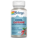 SOLARAY Cool Cayenne Pepper 40,000 HU com Butchers Broom for Healthy Circulation Support