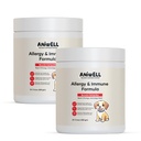 Alergia e imunossuporte mastiga para cães – Powered by Astragalus Root & Flaxseed C3 – Promove alívio de alergia sazonal, Gut & Digestive Health – Soft Chews Pacote de 2