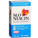 Slo-Niacina 500 mg 100 Comprimidos (embalagem de 6)