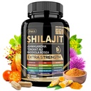 Suplemento Shilajit com Sea Moss, Ashwagandha, Tongkat Ali - Shilajit Pure Himalayan Organic Fulvic Acid Cápsulas - 90 Contagem
