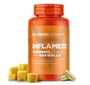 Mt. Angel Vitaminas - InFlamEze, Boswellia, Curcumina, Quercetina, Bromelaína (60 Cápsulas Vegetarianas)