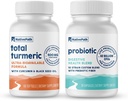 NativePath levar juntos pacote, Probiótico e Turmeric 30 Servings
