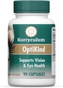 OptiKinnd Vision Support Vitaminas Oculares, 90 Cápsulas, Fórmula de Saúde Ocular com Lutein para Olhos e Glutationa