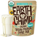 TerraChimp Orgânico Vegan Protein Powder - com Probióticos - Não OGM, Leite Livre, Não Whey, Planta Based Protein Powder for Women and Men, Gluten Free - 52 Servings, 64 Oz (Plain & Undoced)