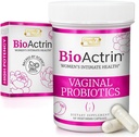 Bioactrina Probióticos Vaginais para Mulheres - Tratamento de Vaginose Bacteriana Formulado, Infecção de Levedura e Alívio de Vaginite - Tratamento BV para Mulheres Probiótico- pH Vaginite Feminino Suporte - 56 comprimidos