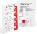 Dispositivo de treinamento para Naloxone Pulverizador Nasal para uso em treinamento de primeiros socorros para o Opioide Overdose Reutilizável Inclui dois dispositivos de treinamento de pulverização nasal e instruções (Pacote de 2)