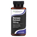 LifeSeasons Essentials - Bacopa Extract Supplement - Suporte Memória e Mental Focus - Promove Resposta ao Estresse Saudável - Aumentar a Função Cognitiva - 900mg Por Serviço - 60 Cápsulas
