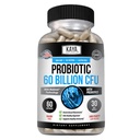 Kaya Naturals Probiótico 60 bilhões de UFC - Probióticos para Mulheres, Probióticos para Homens e Adultos, Natural - Gut Health & Imune Support Supplement - Fornece suporte digestivo - 60 cápsulas vegetais