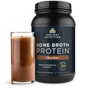 Nutrição antiga de grama, livre de gaiola, pó de proteína de caldo ósseo, 20g de proteína, peptídeos de colágeno hidrolisado, Keto & Paleo Friendly, Suporta conjunto, Gut Saúde, Chocolate, 40 Servings