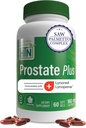 Saúde Thru Nutrition Prostate Plus com Extrato de Palmetto Serra, Licopeno como Lycored, Esterols Planta, Selênio, Zinco e Pumpkin Seed .