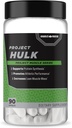 Projeto Hulk, Força, Desempenho Atlético, Síntese de Proteínas, Feita com Botânicas (90 Cápsulas).*