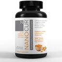 Curcumina Turmérica - 100x mais ativa do que a Turmérica, 170% mais ativa do que a Curcumina + Extrato de Pimenta Negra. Suporte conjunto, alívio e energia que você sentirá. Curcumina orgânica/Transportador baseado em plantas.